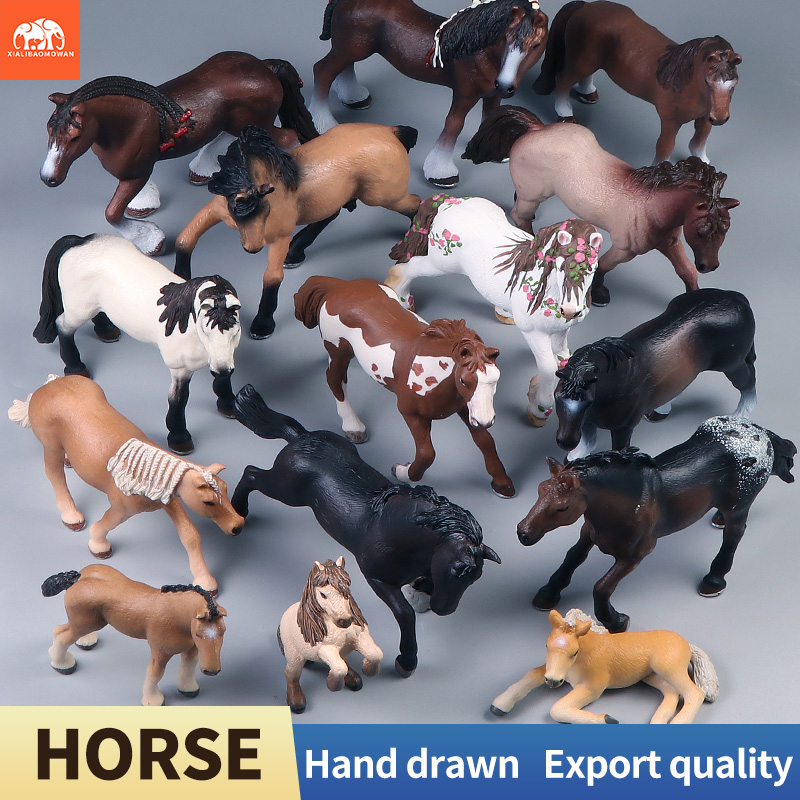 Kids Education Picture - 翼のある馬モデルアクションフィギュア - シミュレーション家禽農場馬動物家の装飾品子供向け教育玩具