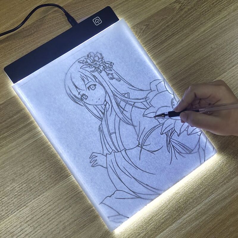 Drawing Projector Kids - LED コピー台製図板子供用光透過型コピー台明るさ調節可能なコピーボード絵画おもちゃ