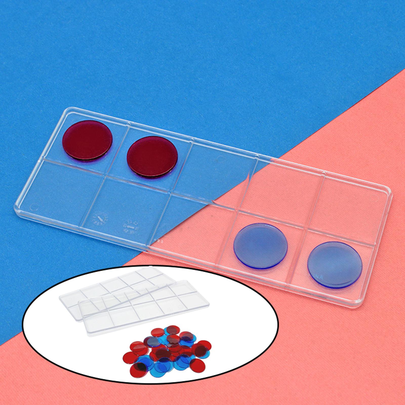 Math Manipulative Set - 家庭学習用の10フレームセット、小学校の算数教材