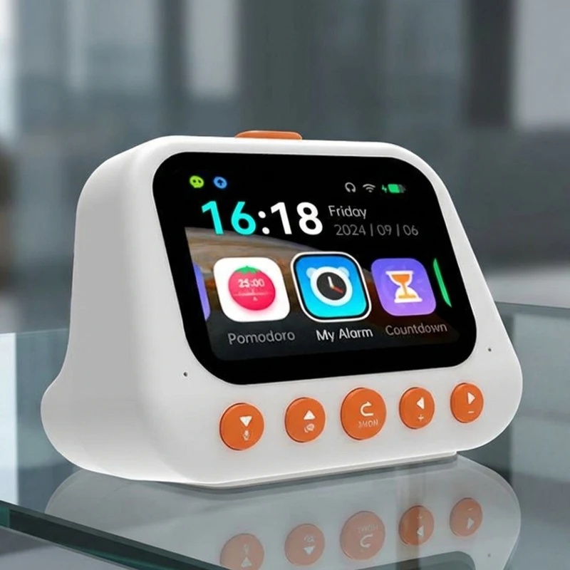 AI搭載のスマート目覚まし時計、音声操作可能な知育ロボット、 - Kids Education Story のレビューと価格