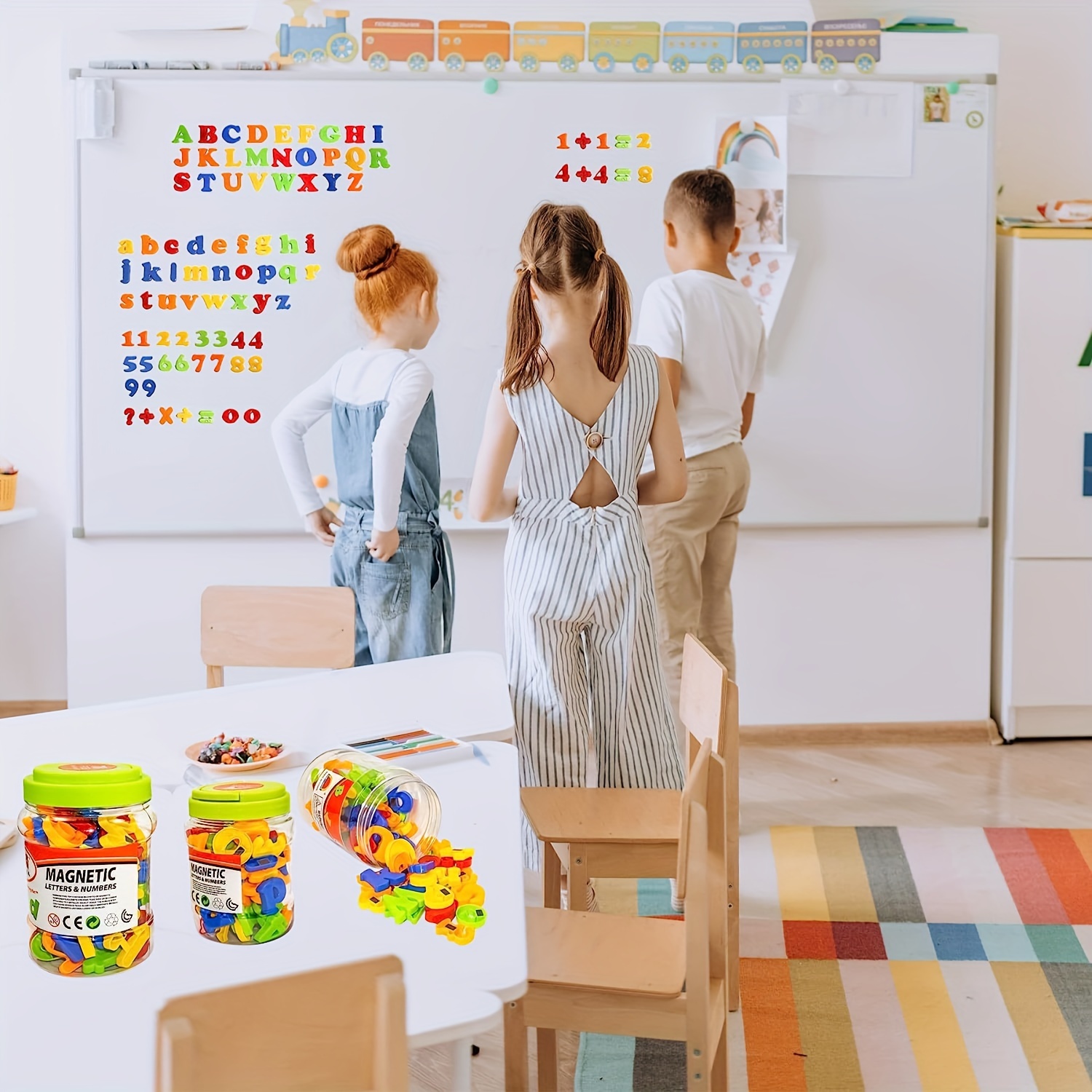 78個の磁気文字数字アルファベット、カラフルなABC 123 - Kids Educational - Alphabet Numbers & More のレビューと価格