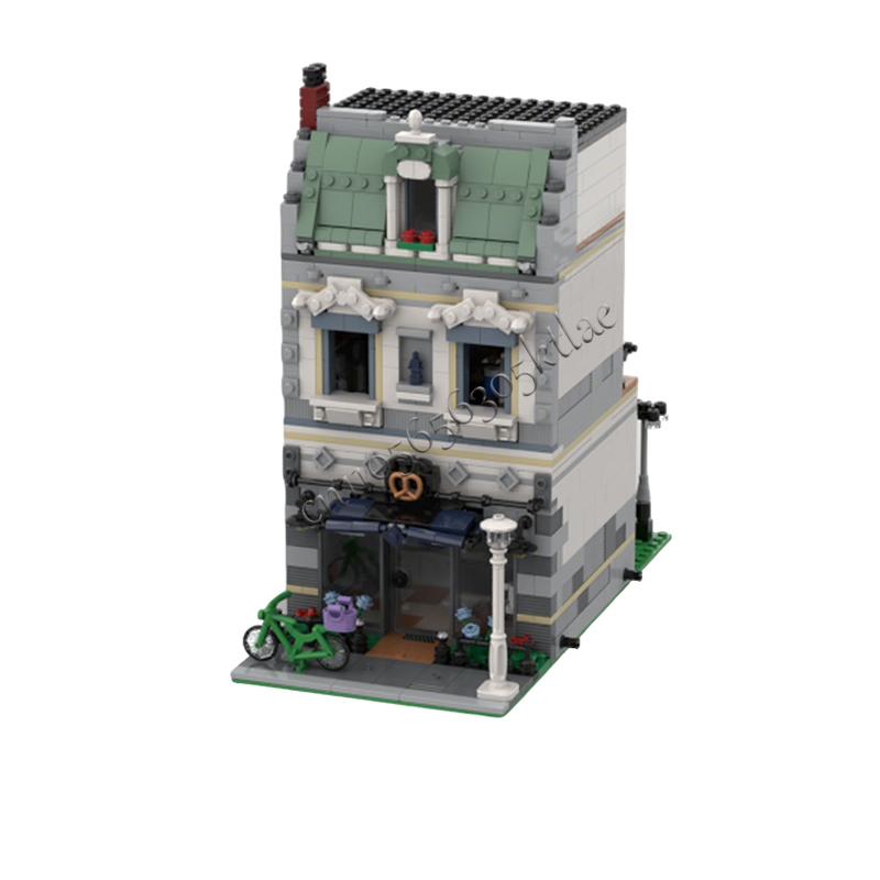1268 個 MOC シティストリートビューモジュラー 3  - Kids Education Story のレビューと価格