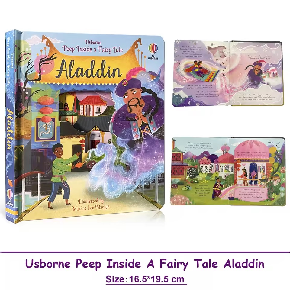 Usborne ピープインサイド フェアリーテール アラジン - Kids Education Story のレビューと価格