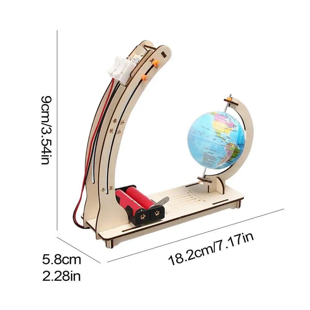 子供向け科学昼夜変化地球儀DIY STEM物理学習キット　面 - Science Kit Volcano のレビューと価格