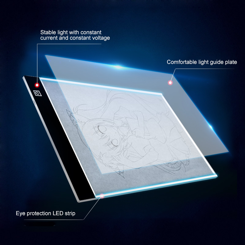 LED コピー台製図板子供用光透過型コピー台明るさ調節可能な - Drawing Projector Kids のレビューと価格