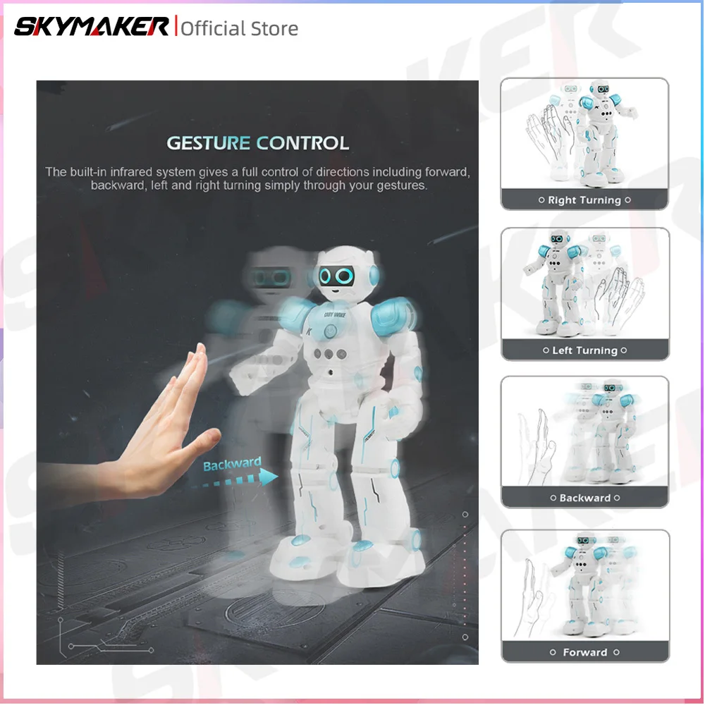 Jjrc r11 rcロボットとジェスチャーセンサー,インテ - Coding Robot Toy のレビューと価格