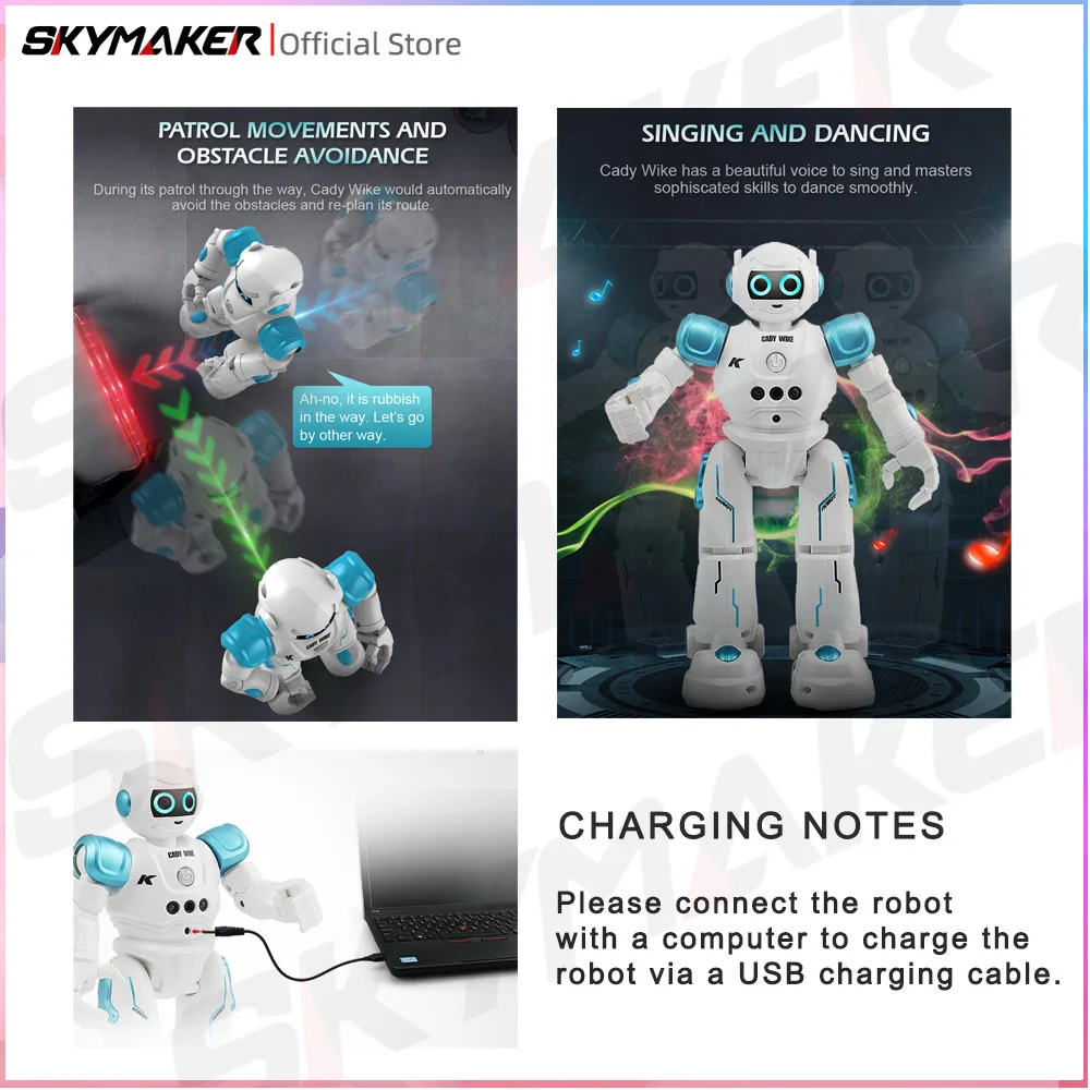 Jjrc r11 rcロボットとジェスチャーセンサー,インテ - Coding Robot Toy のレビューと価格