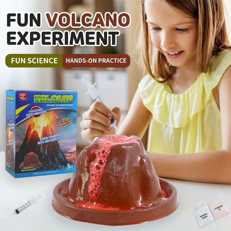 STEM DIY火山科学実験キット 子供向け教育玩具、噴火モ - Science Kit Volcano のレビューと価格