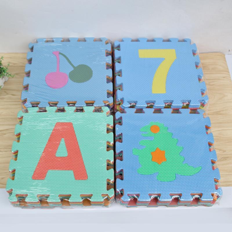 無毒PEフォームパズルプレイマット、赤ちゃんのハイハイや子供 - Kids Educational - Alphabet Numbers & More のレビューと価格