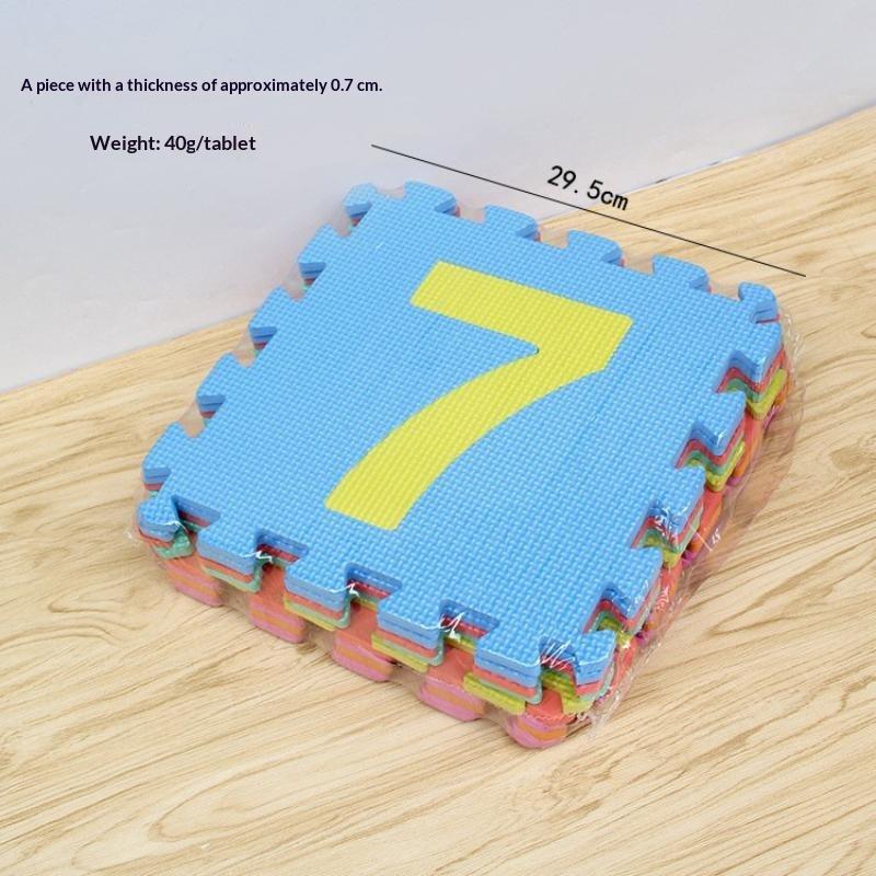 無毒PEフォームパズルプレイマット、赤ちゃんのハイハイや子供 - Kids Educational - Alphabet Numbers & More のレビューと価格