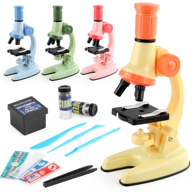 子供用科学顕微鏡 LED高解像度ライト 科学実験教育玩具 子 - Science Kit Volcano のレビューと価格