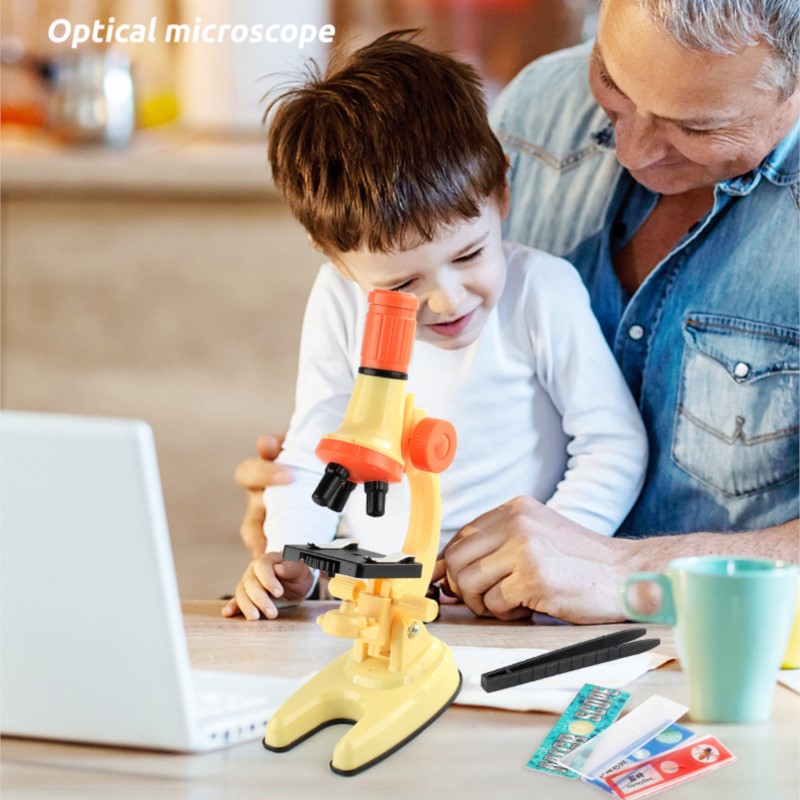 子供用科学顕微鏡 LED高解像度ライト 科学実験教育玩具 子 - Science Kit Volcano のレビューと価格