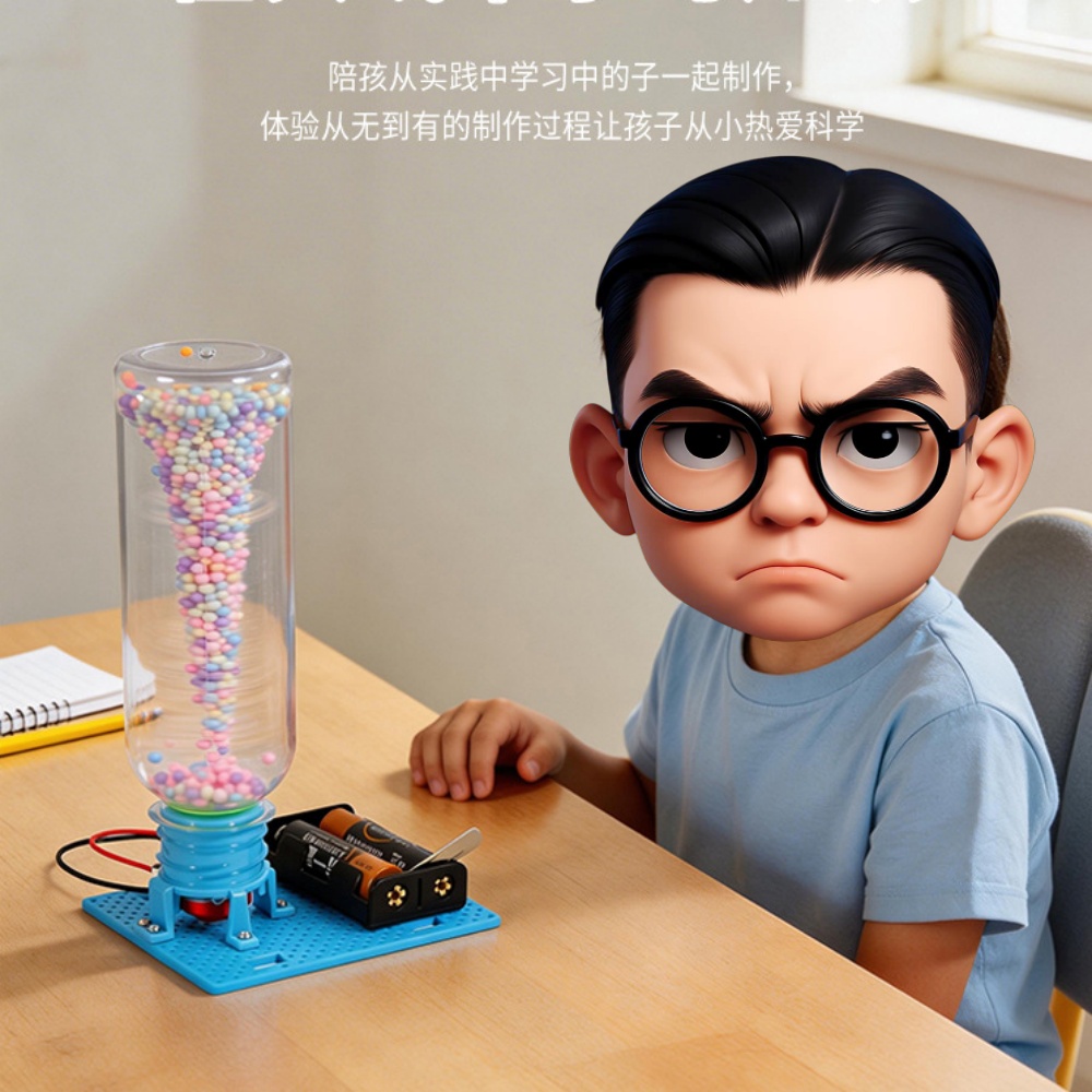 電気トルネードメーカー DIY STEM キット科学実験教育 - Science Kit Volcano のレビューと価格