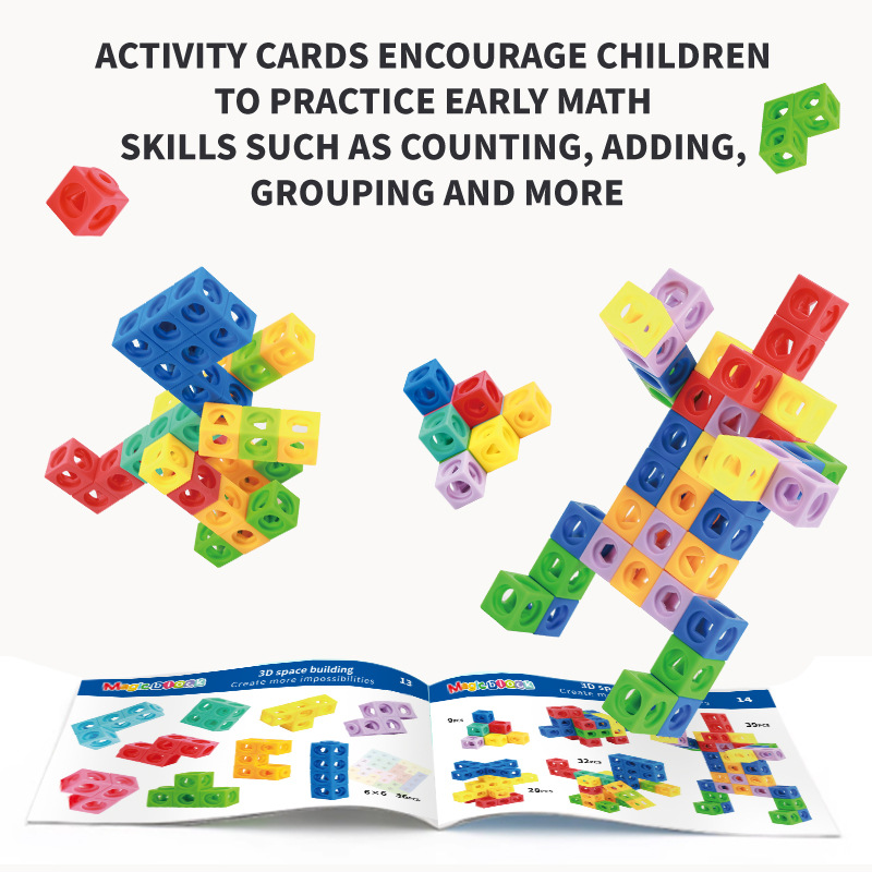デジタルビルディングブロック 1-10 数学接続キューブセッ - Math Manipulative Set のレビューと価格