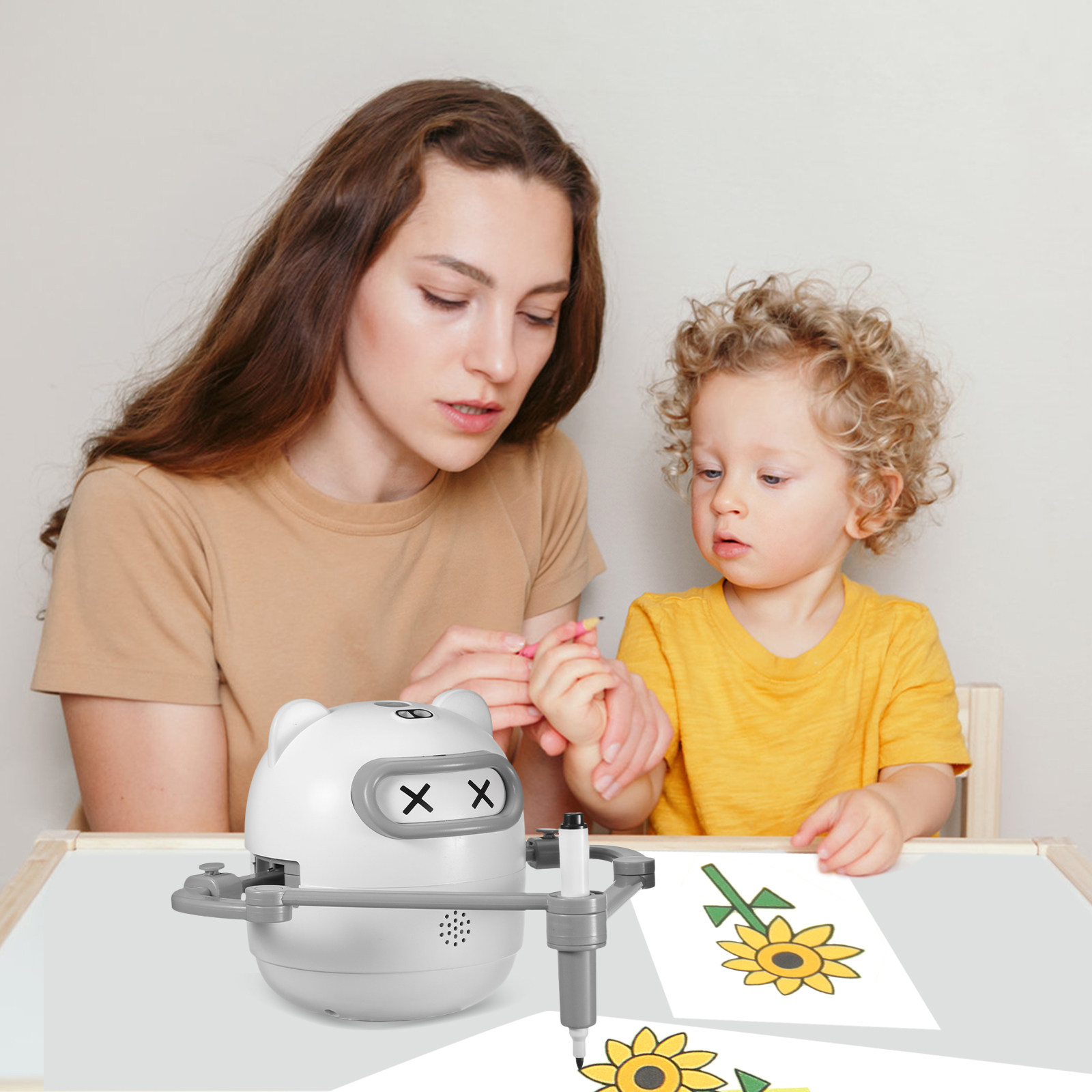 子供向けのアート教室用、STEM教育用のおもちゃ。知的な自動 - Coding Robot Toy のレビューと価格