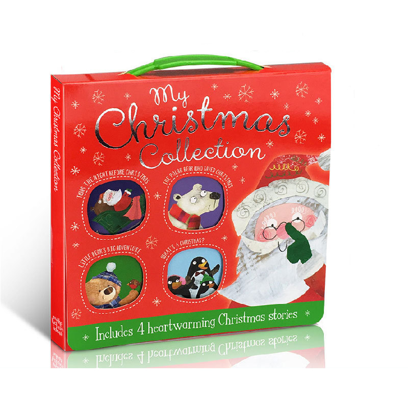 4本私のクリスマス英語の本赤ちゃんの絵の具ストーリーブック認 - Kids Education Story のレビューと価格