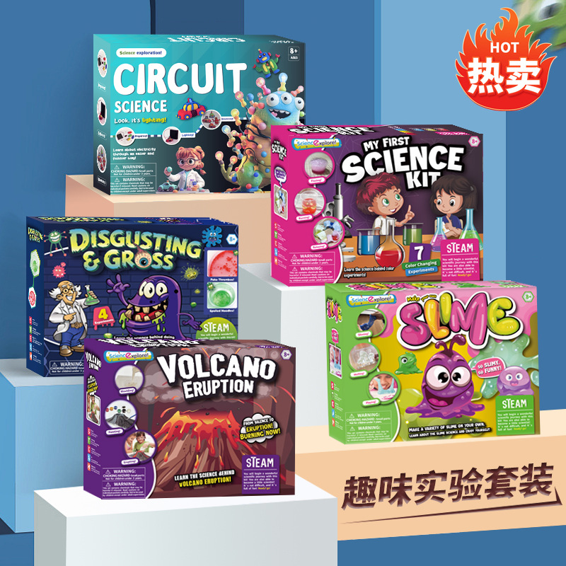 子供向けSTEAM科学実験キット。DIY火山噴火、スライム、 - Science Kit Volcano のレビューと価格