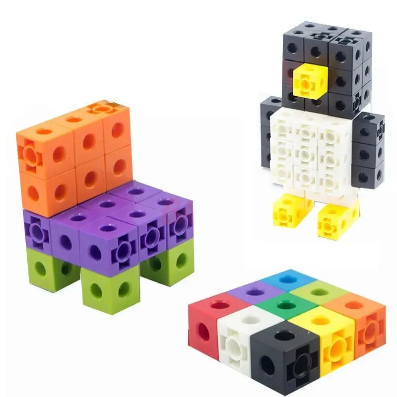 数学リンクキューブセット 100個入り 数学教材とキューブ  - Math Manipulative Set のレビューと価格