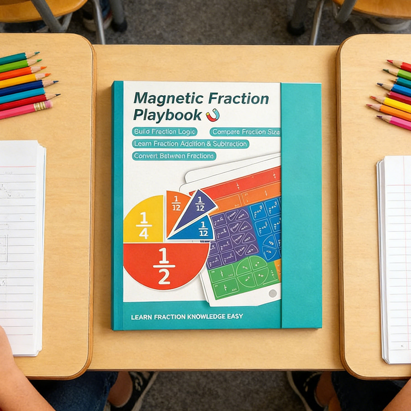 分数教材、実物教材、分数学習帳、学習ツール、数学学習パズルブ - Math Manipulative Set のレビューと価格