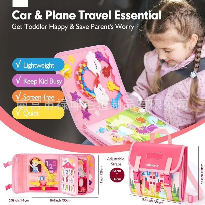 モンテッソーリプリンセス フェルトビジーボード 幼児向け生活 - Kids Education Story のレビューと価格