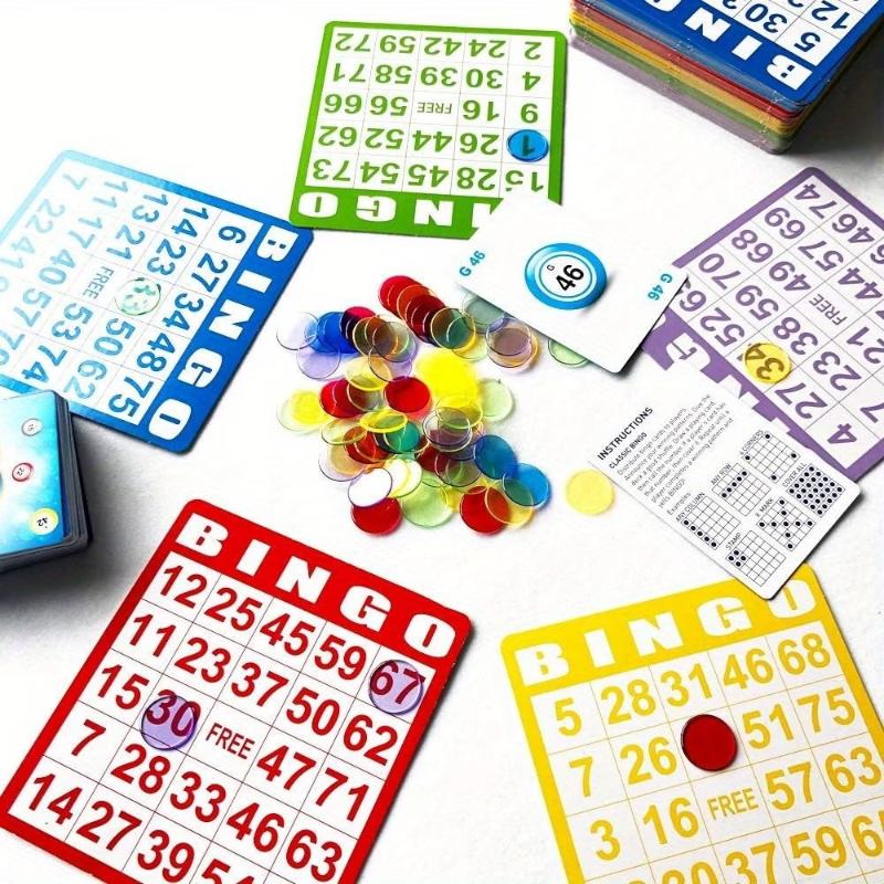 (G)50/100枚入り、同じ数字が繰り返されないビンゴカー - Kids Education Group のレビューと価格