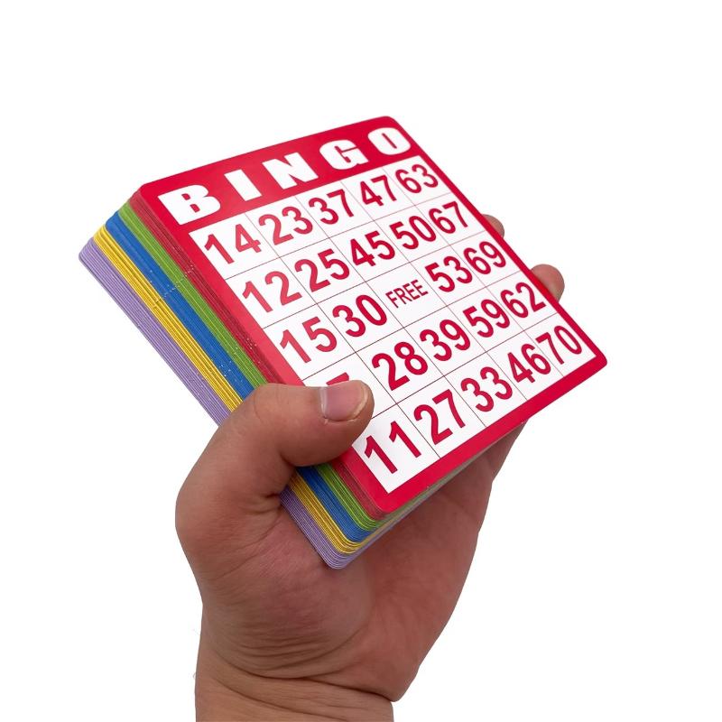 (G)50/100枚入り、同じ数字が繰り返されないビンゴカー - Kids Education Group のレビューと価格