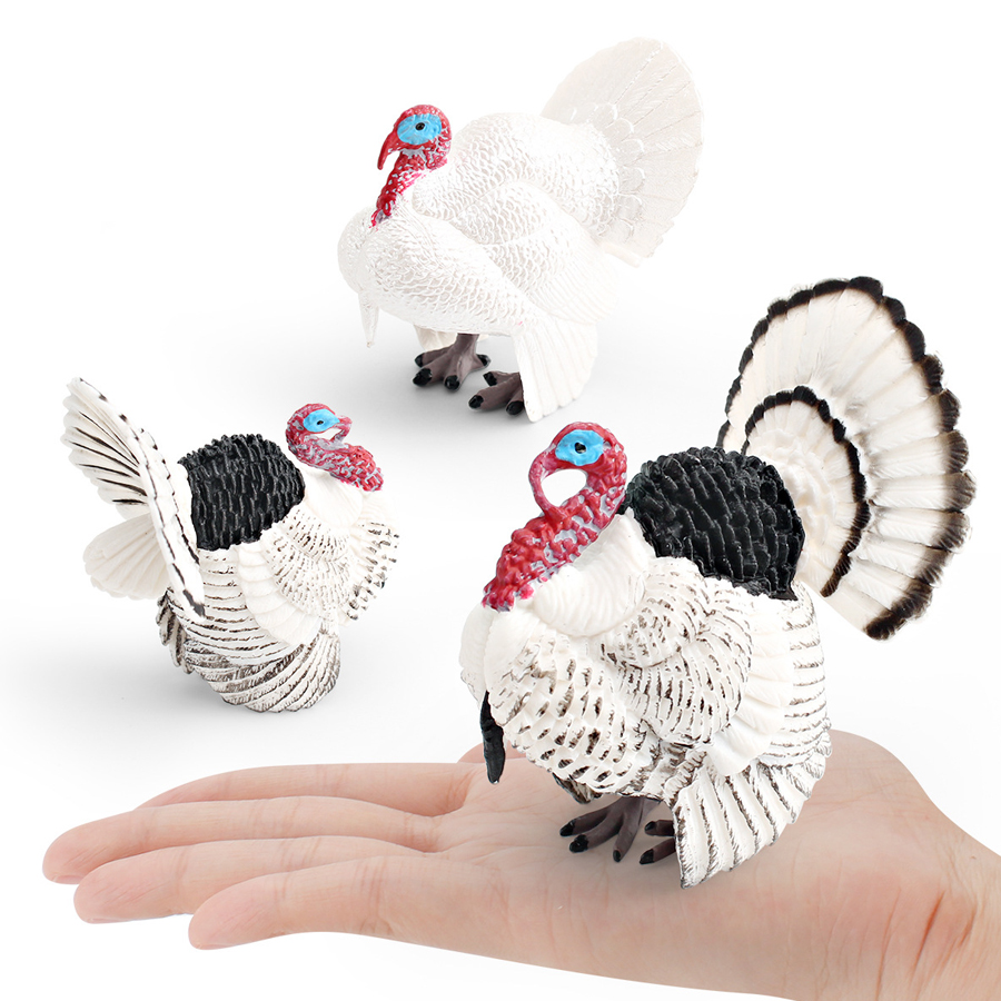 リアルな北米の動物、七面鳥、白頭ワシ、グリズリーベア、バイソ - Kids Education Picture のレビューと価格