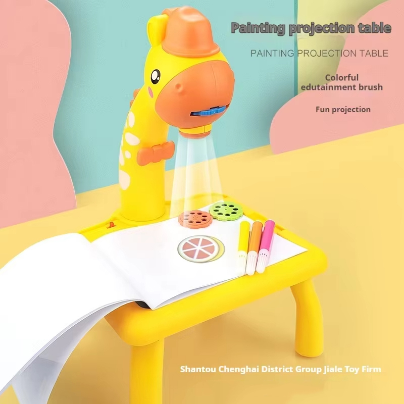 電動鹿投影描画ボード多機能ライティングボード学習描画消去可能 - Drawing Projector Kids のレビューと価格