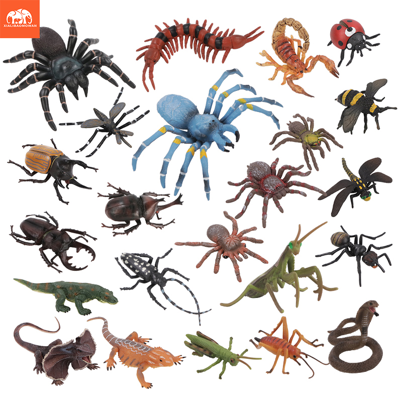 教育用シミュレーション昆虫＆野生動物アクションフィギュアセッ - Kids Education Picture のレビューと価格