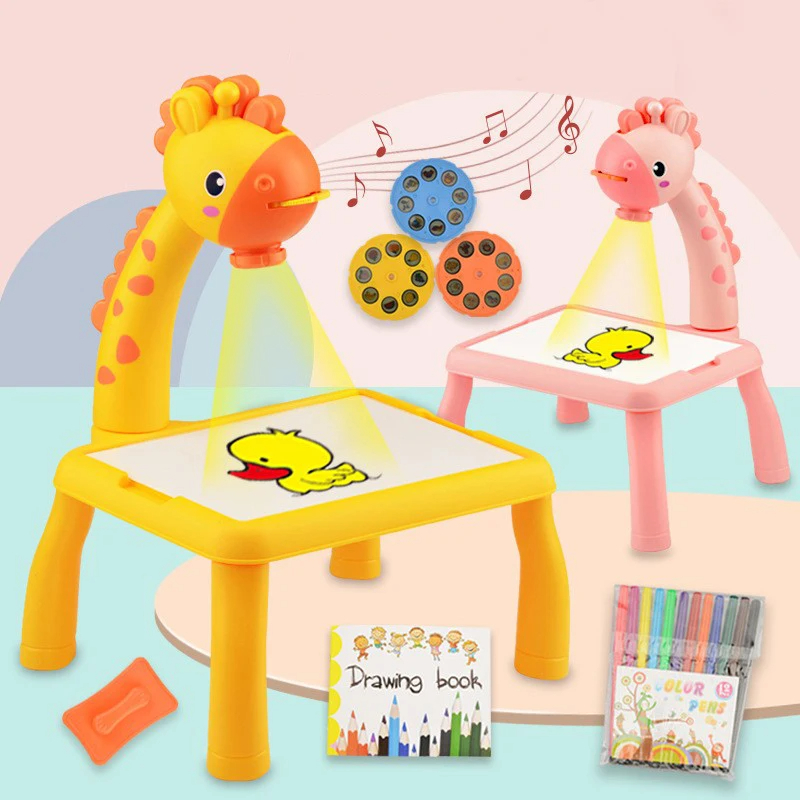 赤ちゃん投影描画ボード子供の早期教育アート描画おもちゃ子供の - Drawing Projector Kids のレビューと価格