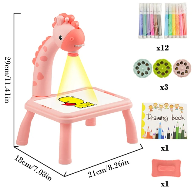 赤ちゃん投影描画ボード子供の早期教育アート描画おもちゃ子供の - Drawing Projector Kids のレビューと価格